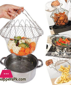 Chef Basket Deluxe Kitchen Colander Cooking Expandable
