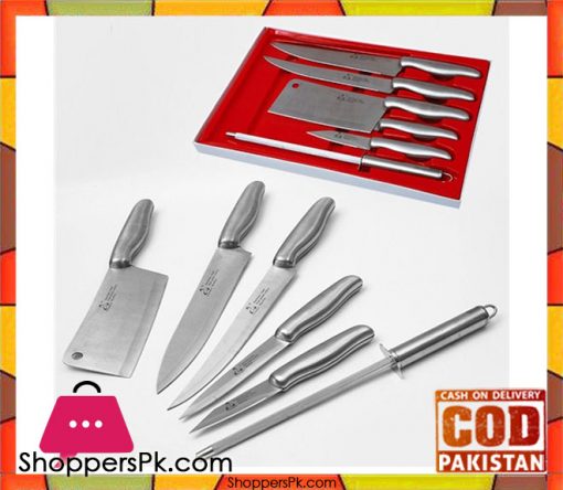 Chuanghui stainless steel knife set of 6 dishes