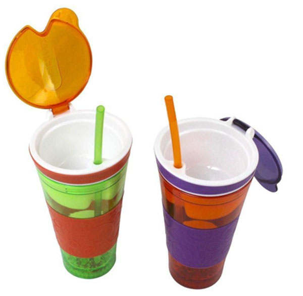 Drink Snackeez Travel Cup In One Container