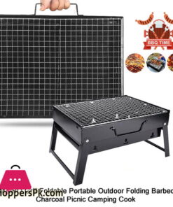 Folding Portable Charcoal BBQ Grill 1-6 Persons