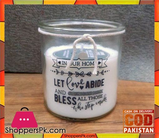 Fragrance Glass Candle Long Burn Time