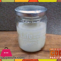 Fragrance Glass Jar Candle (Medium) Long Burn Time