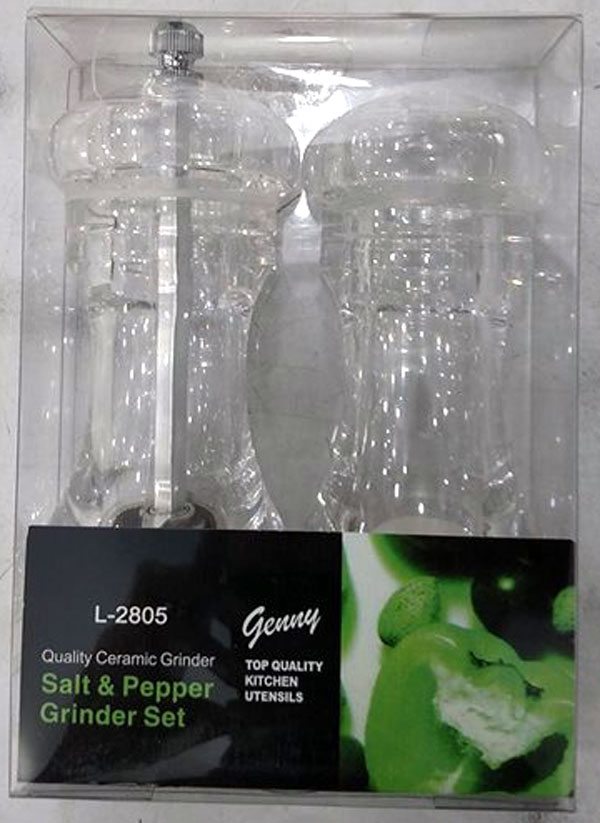 Genny Salt and Pepper Grinder Set L-2805