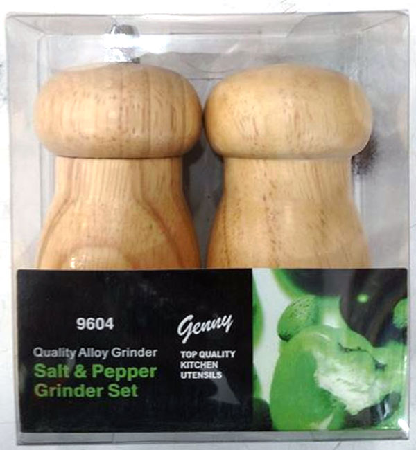 Genny Top Quality Salt And Pepper Grinder Set 9604