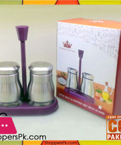 Imperial Collection 2Pcs Salt And Pepper Set With Stand