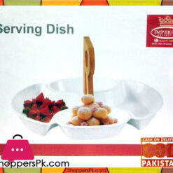 Imperial Serving Dish With Wooden Handle