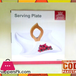Imperial ServingWith Wooden Handle Plate QWA03711-L