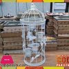 Iron Bird Cage Candle Stand (Small) 111