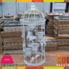 Iron Bird Cage Candle Stand (Small) 111