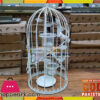 Iron Bird Cage Candle Stand (Small)