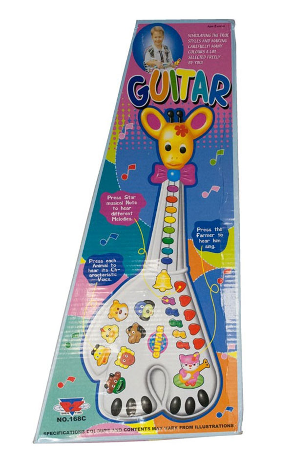 Kids Educational Animal Toy Guitar 168C