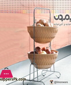 2 Tier Metal Fruit Baskets