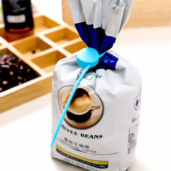 Lock Shaped Silicone Cable Tie Set Of 3