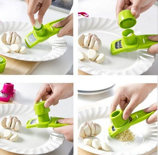 Multifunctional Ginger Garlic Press And Mini Cutter 4 Multifunctional Ginger Garlic Press And Mini Cutter