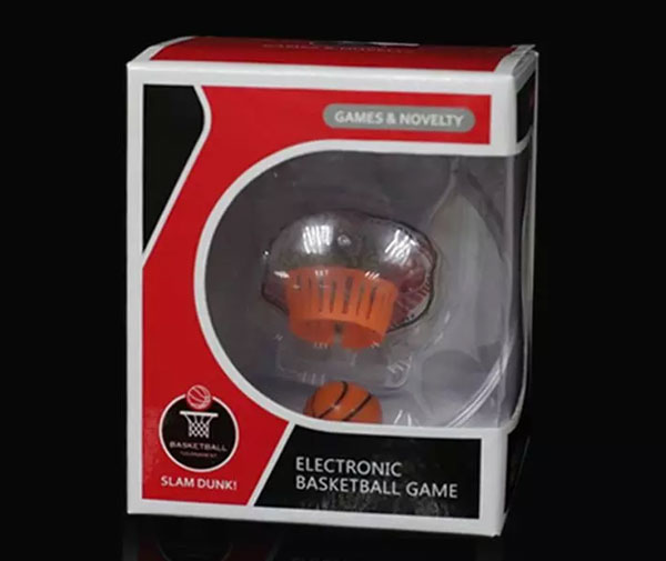 Novelty Handheld Basketball Player Magic Game Mini Led Electronice Transparent Ball Hand Toys