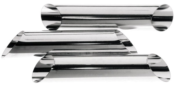 Pedrini Mold for Cannoli Set of 3 Stainless Steel 0127-4