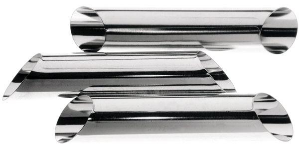 Pedrini Mold For Cannoli Set Of 3 Stainless Steel 0127-4