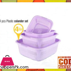 Plastic Basin And Colander  Set 3443