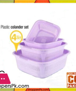 Plastic Basin And Colander  Set 3443