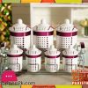 SOLECASA 7 Pcs Porcelain Canisters With Stand