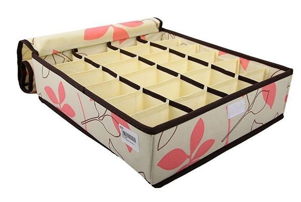 Set Of 4 Printed Storage Box