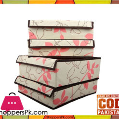 Set of 4 Printed Storage Box