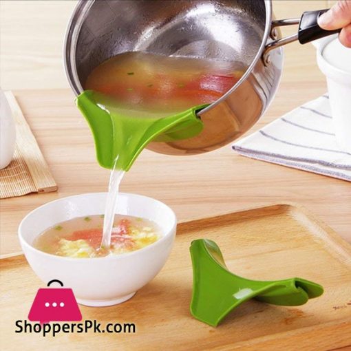 Silicone Pouring Spout Funnel for Pots Pans and Bowls