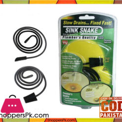 Sink Snake, Drain Hair Removal Tool - Plumber's Quality