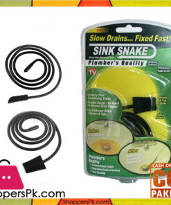 Sink Snake, Drain Hair Removal Tool - Plumber's Quality