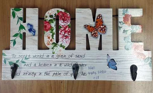 Wooden Home Key Holder