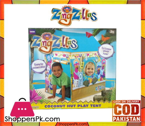 Zingzillas Coconut Hut Play Tent 6 Zingzillas Coconut Hut Play Tent