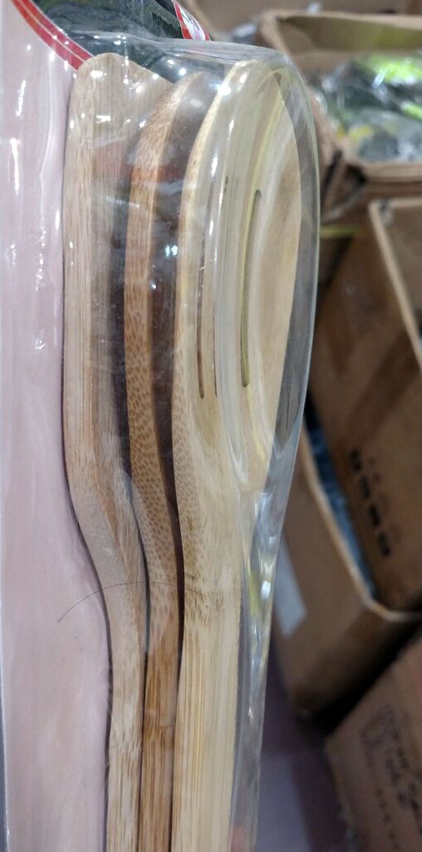 3 Pieces Wooden Spoon Set