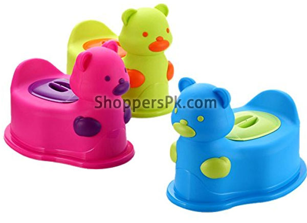 A+B High Quality Baby Closestool Potty Seat Bear With Wheel 104A