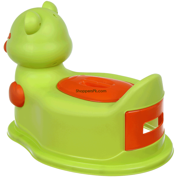 A+B High Quality Baby Closestool Potty Seat Bear With Wheel 104A