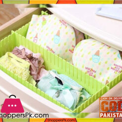 Adjustable Plastic Drawer Divider Storage Organizer 4 Big Stick in Box