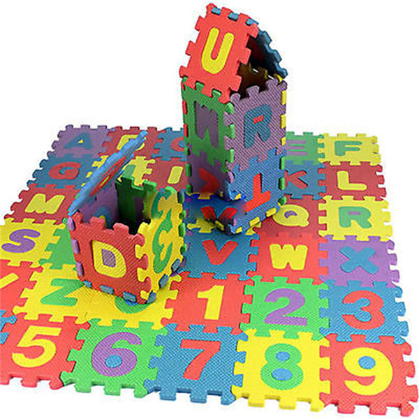 Eva Puzzle Foaming Mat Alphabet And Numbers