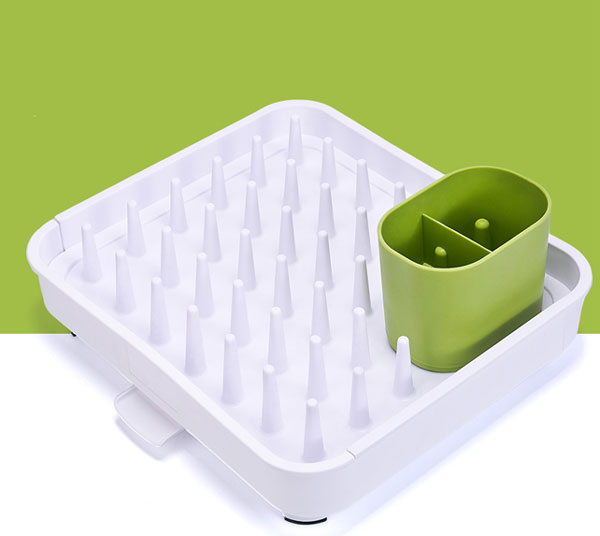 Extendable Drainage Plastic Dish Drainer Rack