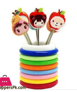 Fruit Fork Food Sticks- Multi-colors