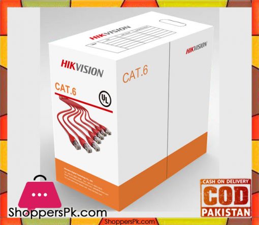 HIK Vision - Cat 6 - Network 4 Pairs Cable - 305 Meter in Pakistan