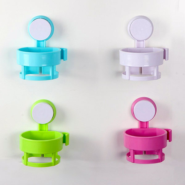 Hair Dryer Holder Suction Wall Shelf One Pieces