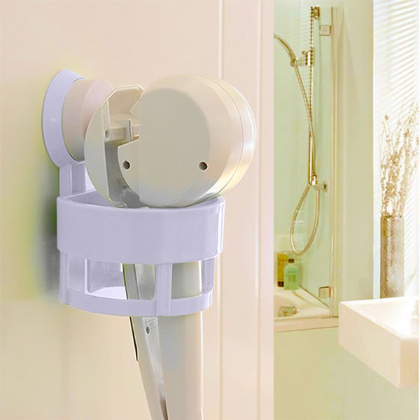 Hair Dryer Holder Suction Wall Shelf One Pieces