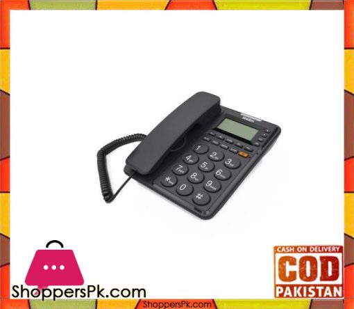Caller ID Phone - Black - 6408
