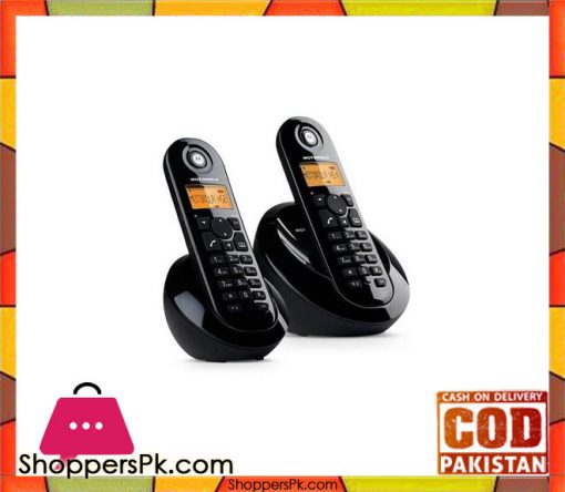 Wireless/Cordless Dual Digital Phone - C602 - Black