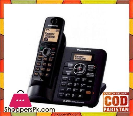 KX-TG3811 - Cordless Phone - Black - ( Brand Warranty )