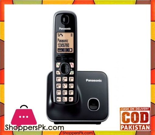 KX-TG3711BX - Single Line Digital Cordless Telephone - 2.4GHz - Black