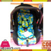 Car Seat Cum Baby Carry Cot Brown Flower Print