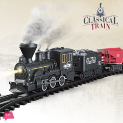 Metal Edition Smog Train Alloy Smart Classic Train For Kids