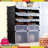 Multi Use DIY Plastic 10 Cube Shoes Cabinet