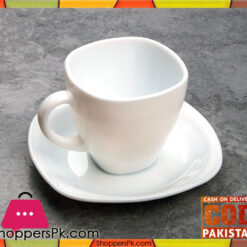 Opal Sqaure 6 Cup & 6 Saucer