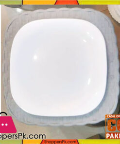 Opal Sqaure Dinner Rice Plate 1 Pieces